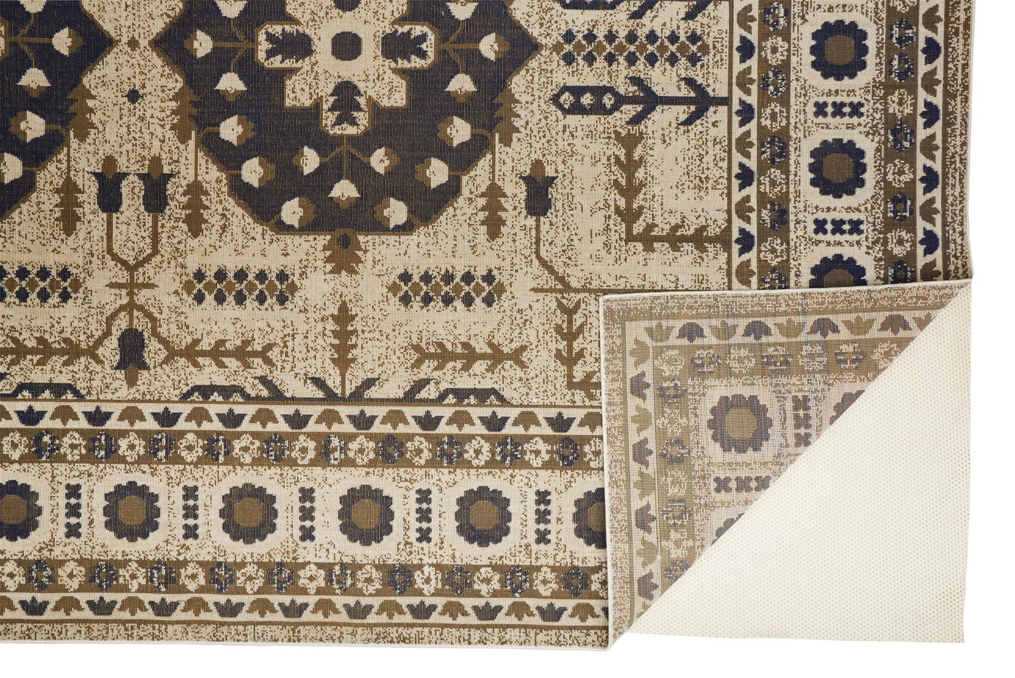 Foster 3754F Machine Made Synthetic Blend Indoor Area Rug by Feizy Rugs