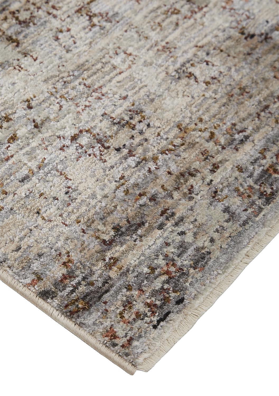 Caprio 3958F Machine Made Synthetic Blend Indoor Area Rug by Feizy Rugs