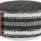 Outdoor Pillows VJ088 Synthetic Blend Woven Stripes & Dots Throw Pillow From Mina Victory By Nourison Rugs