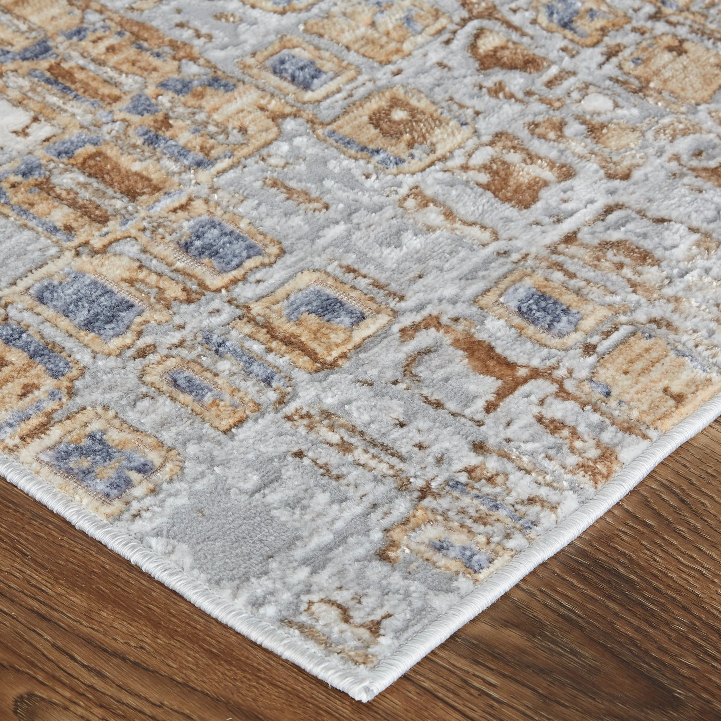 Laina 39G0F Power Loomed Synthetic Blend Indoor Area Rug by Feizy Rugs