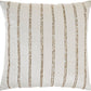 Sofia AZ217 Cotton Beaded Stripes Throw Pillow From Mina Victory By Nourison Rugs