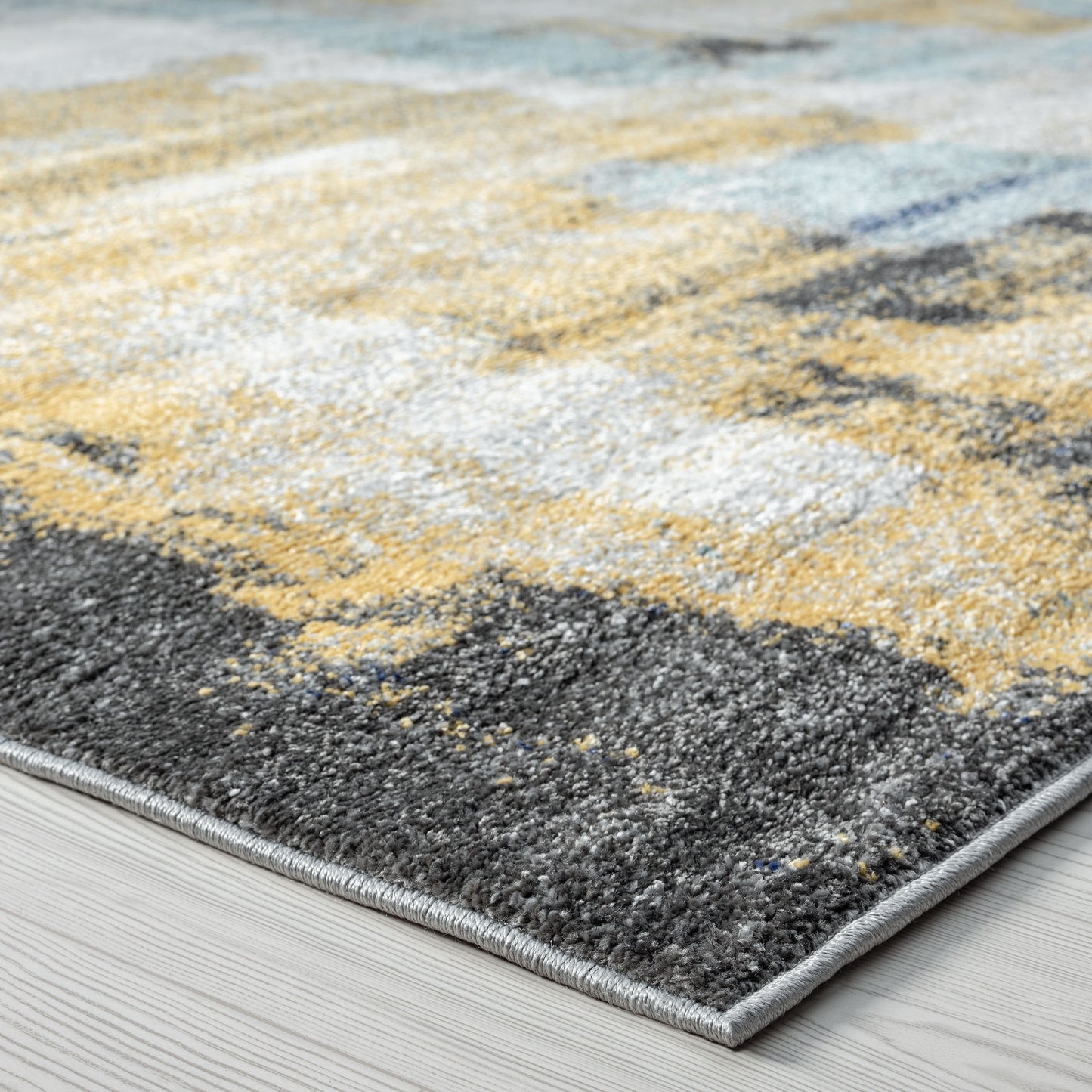 Jaize-JZE12 Cut Pile Synthetic Blend Indoor Area Rug by Tayse Rugs