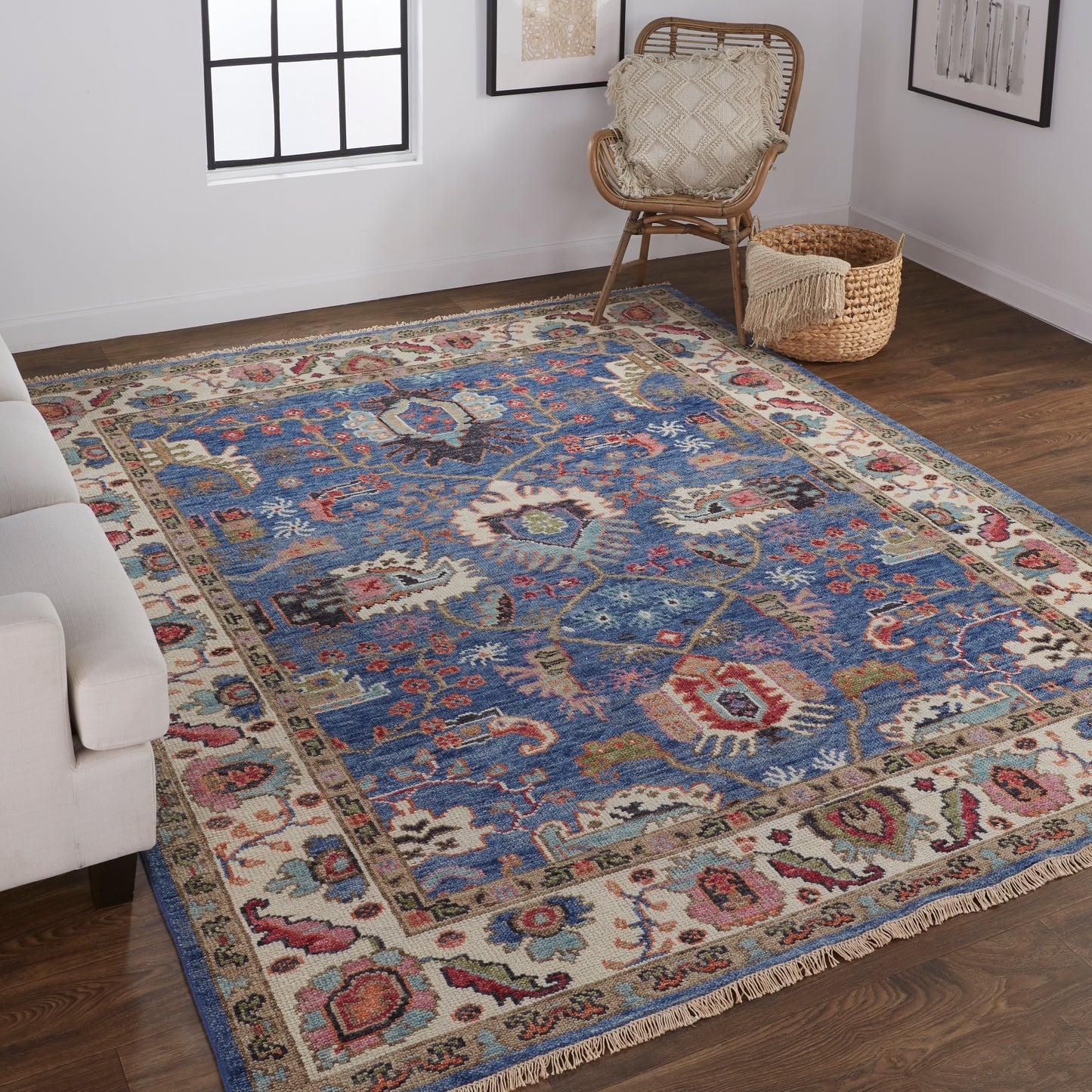 Beall 6708F Hand Knotted Wool Indoor Area Rug by Feizy Rugs