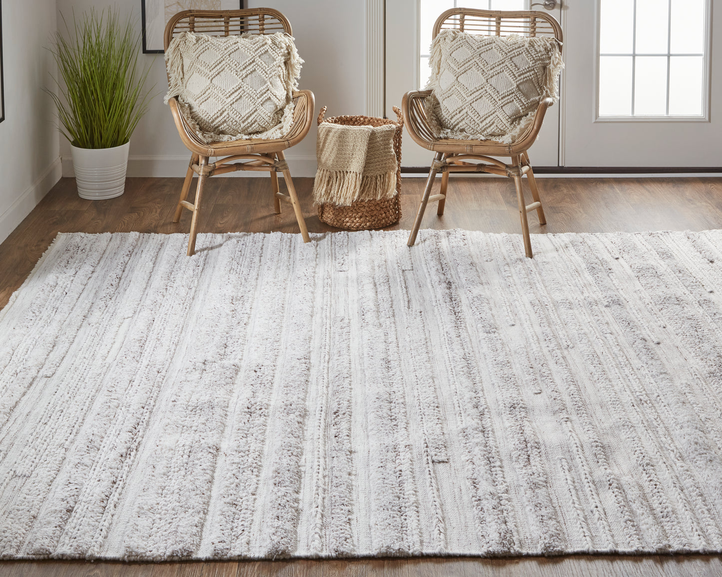 Alden 8637F Hand Woven Synthetic Blend Indoor Area Rug by Feizy Rugs